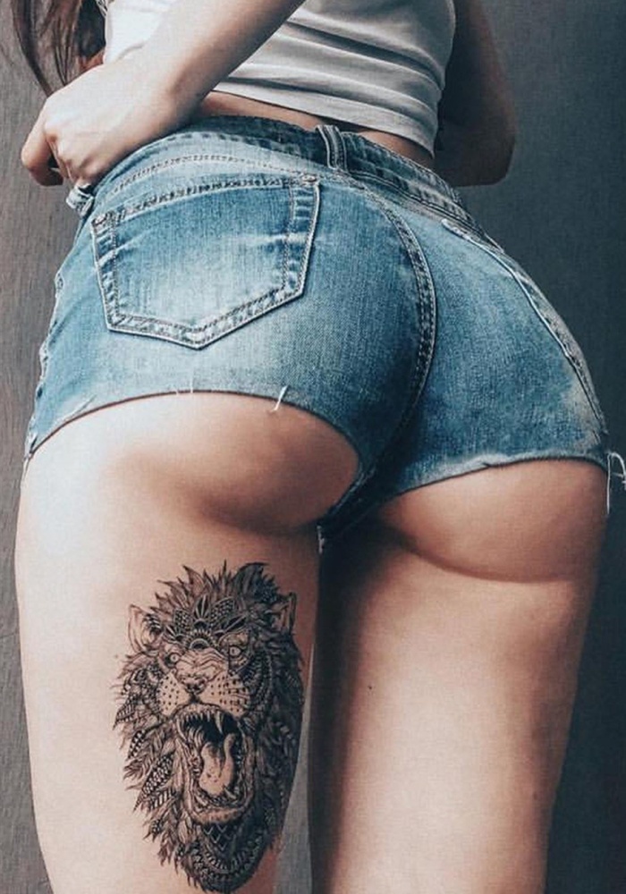 Geçici Aslan Dövme Tattoo