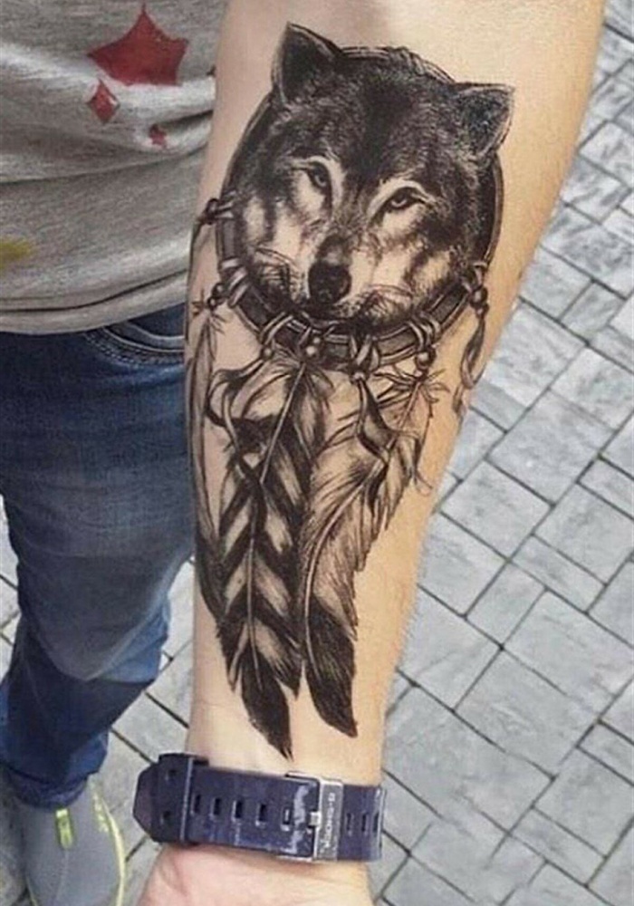 Geçici Kurt Dövme Tattoo