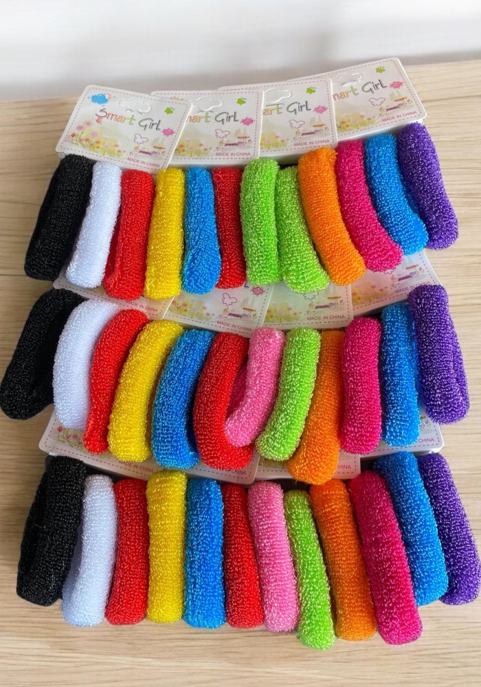 12li Karışık Renk Havlu Toka Set