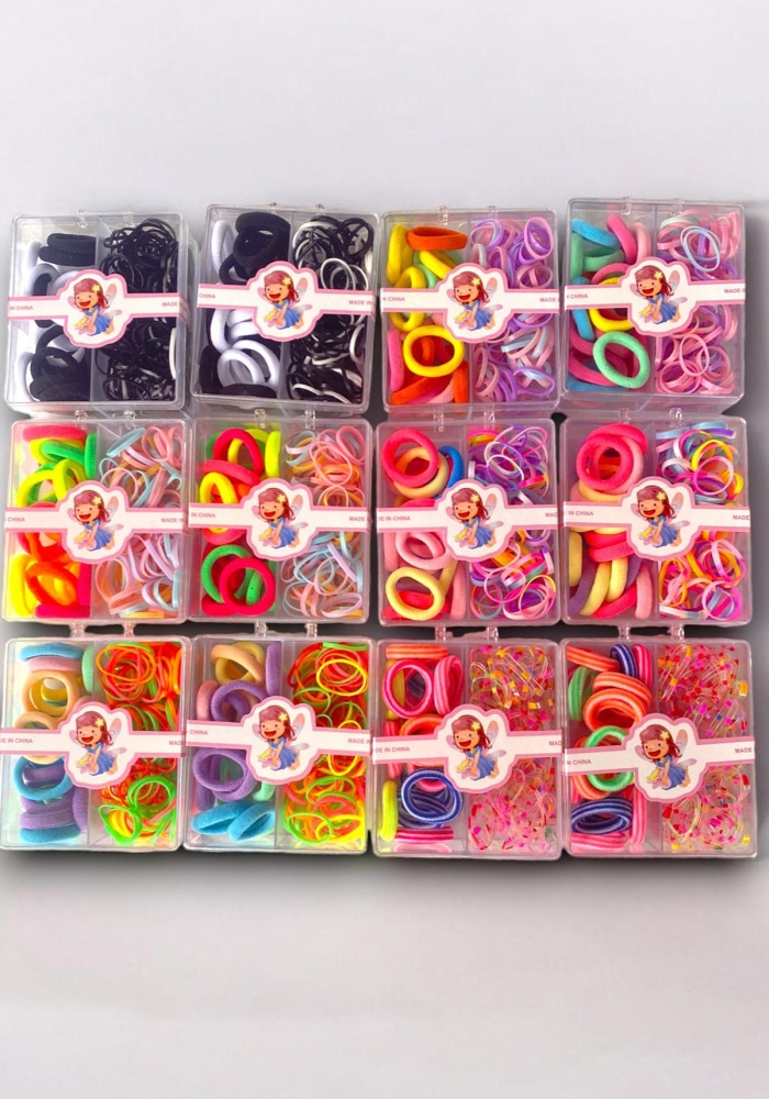 12li Karışık Renk Çocuk Toka Set