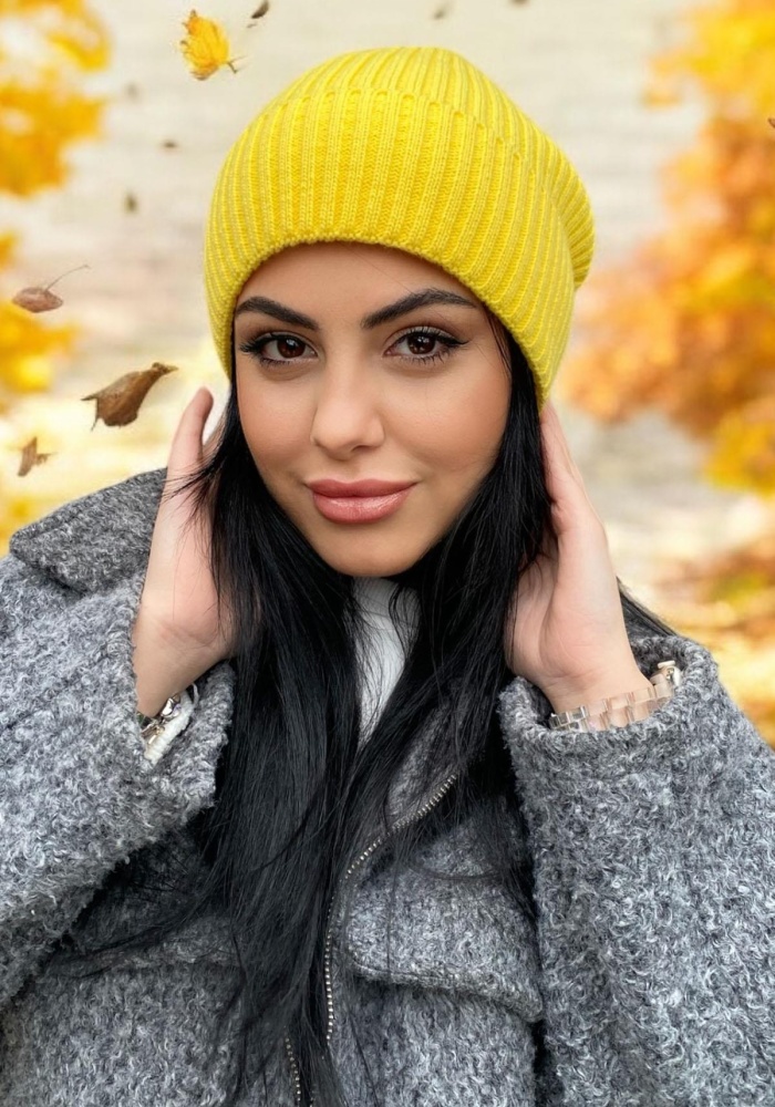 Sarı Renk Bere/ Şapka