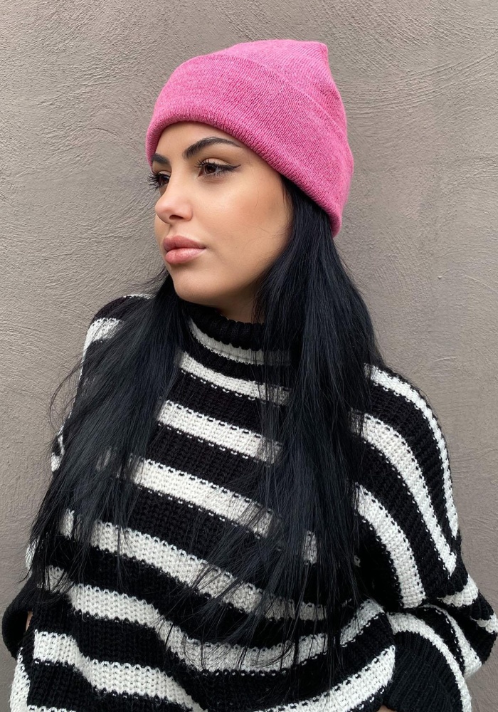 Pembe Renk Bere/ Şapka