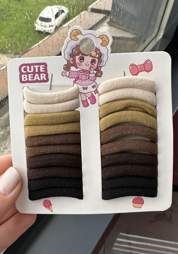 20li Karışık Renk Havlu Toka Set