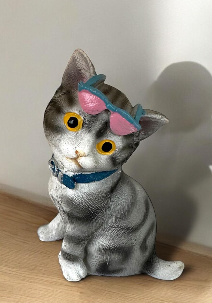 Süs Eşyası Kedi Figürlü Biblo