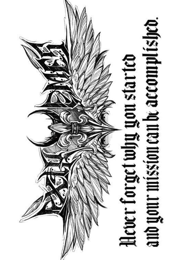 Geçici Karışık Figürlü Mini Dövme Tattoo