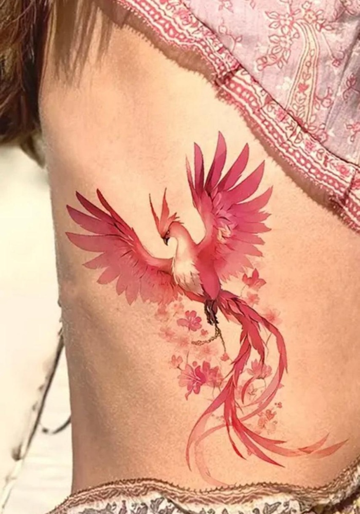 Geçici Kuş Figürlü Dövme Tattoo