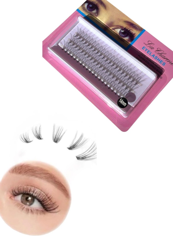 60lı 14 Mm Doğal Tekli Takma Kirpik