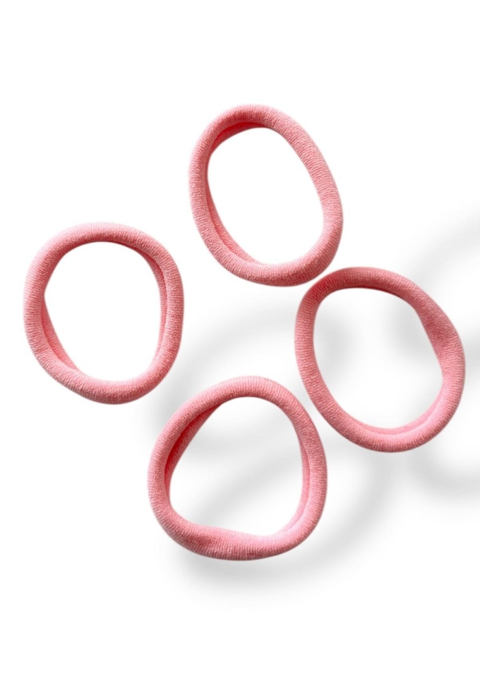 Açık Pembe Renk 4lü Havlu Toka Set