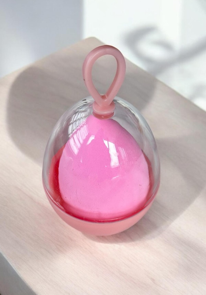 Pembe Renk Kutulu Makyaj Süngeri