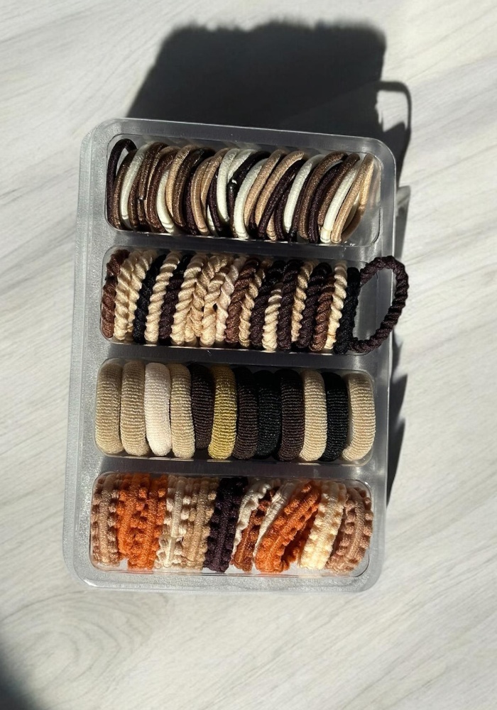 Kahverengi Lastik Toka Set