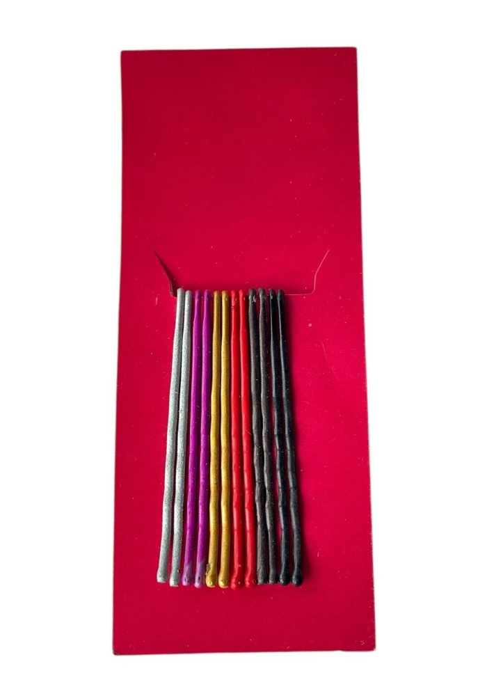 Karışık Renk 12li Tel Toka Set