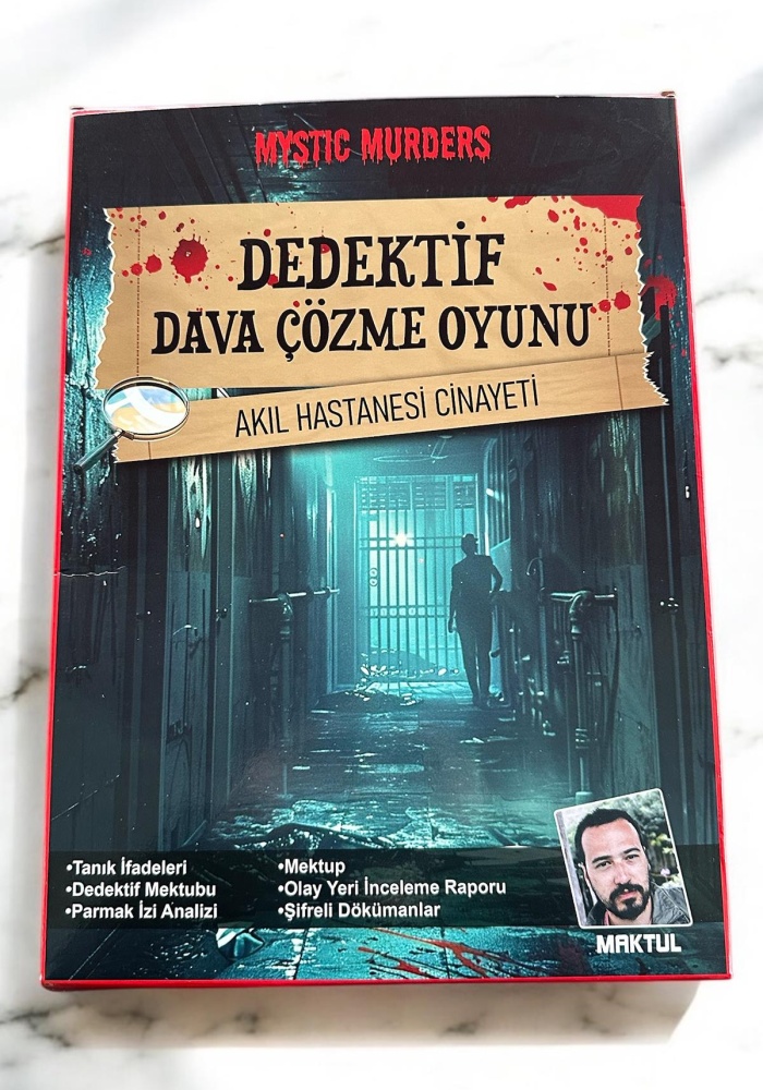 Dedektiflik Cinayet Çözme Oyunu -Akıl Hastanesi Cinayeti