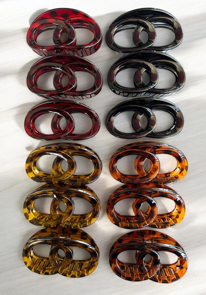 12li Karışık Renk Mandal Toka Set
