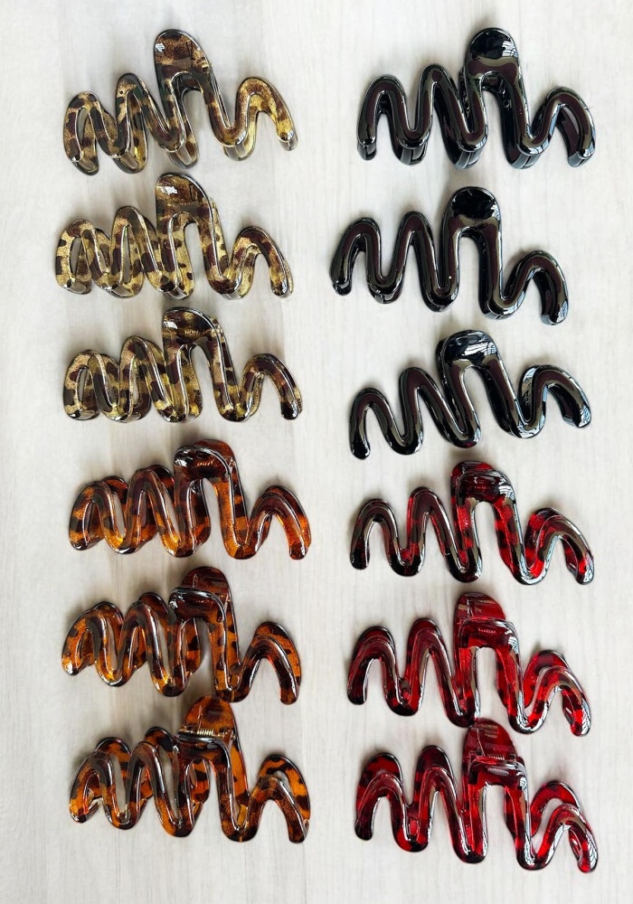 12li Karışık Renk Mandal Toka Set