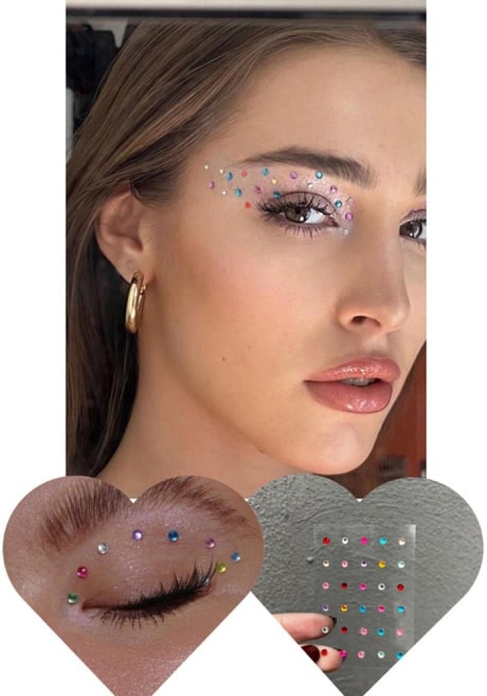 Vücut Ve Yüz Taşı/ Karışık Renk Sticker