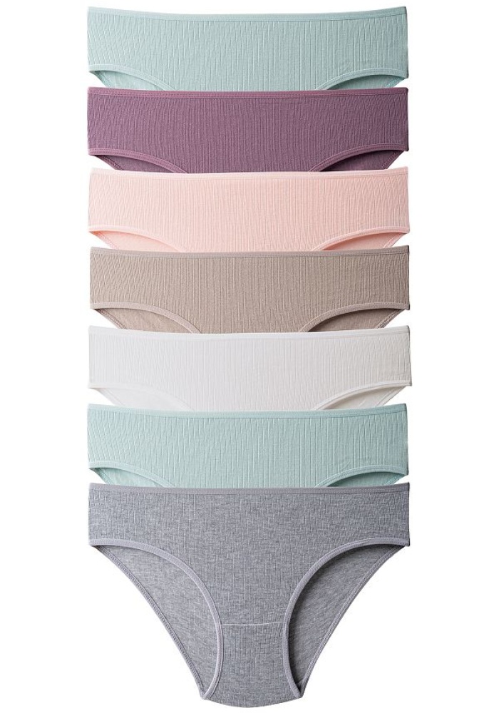Taffy Kadın 7 li Soft Yeşil Fitilli Pamuklu Külot