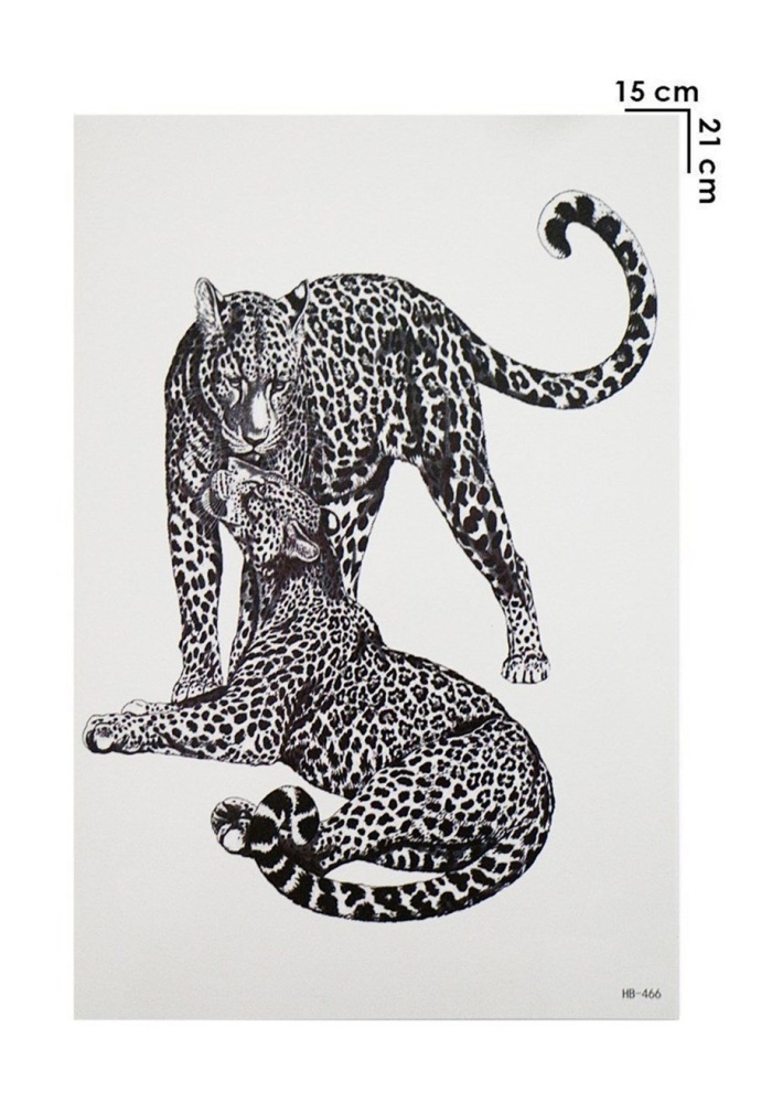 Geçici Leopar Dövme Tattoo