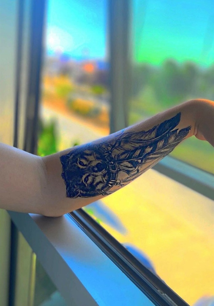 Geçici Kurt Dövme Tattoo