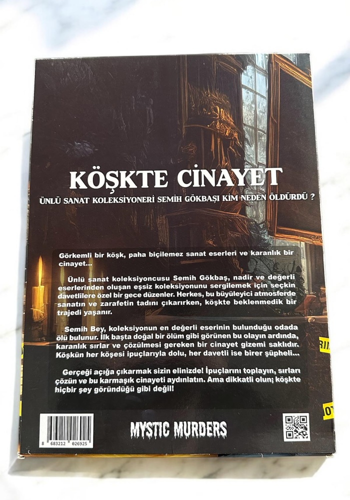 Dedektiflik Cinayet Çözme Oyunu -Köşkte Cinayetler