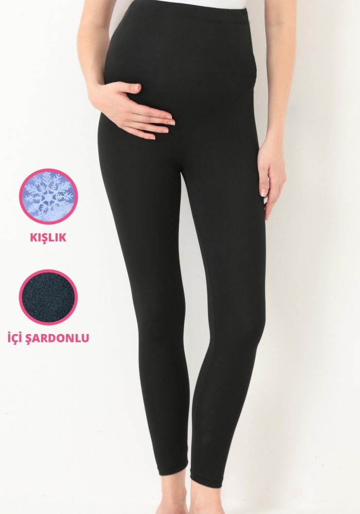 Şardonlu Beli Ayarlanabilir Hamile Tayt CH1103