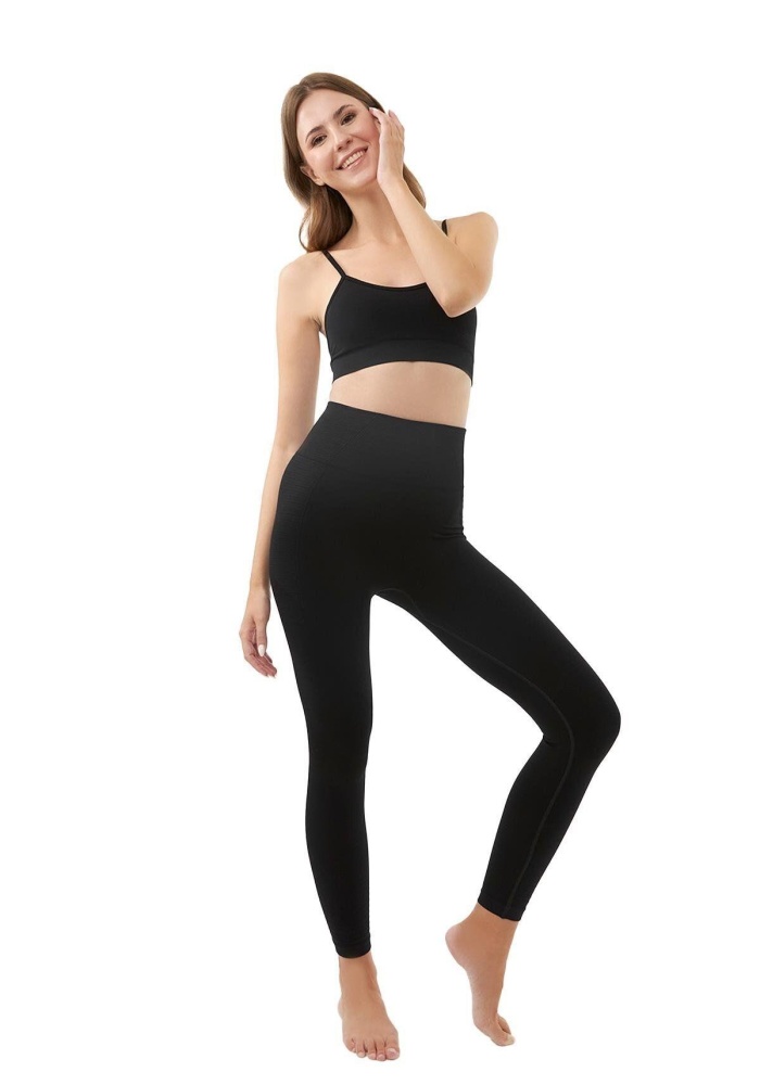 Yüksek Bel Toparlayıcı Seamless Kadın Spor Tayt CH1069