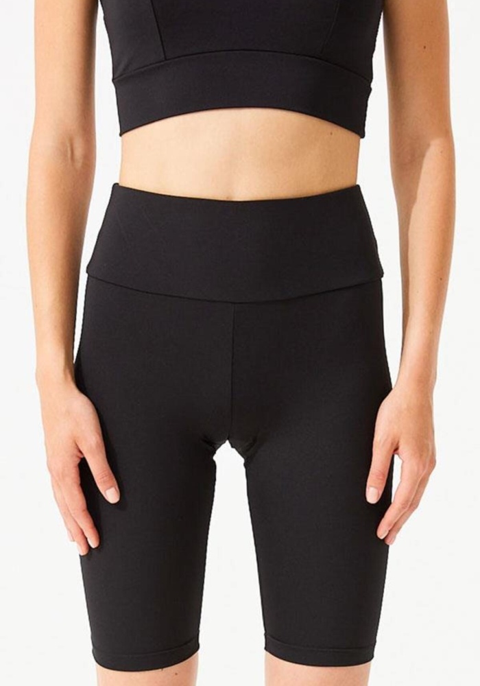 Toparlayıcı Yüksek Bel Kadın Bisikletçi Şort Tayt CH1072