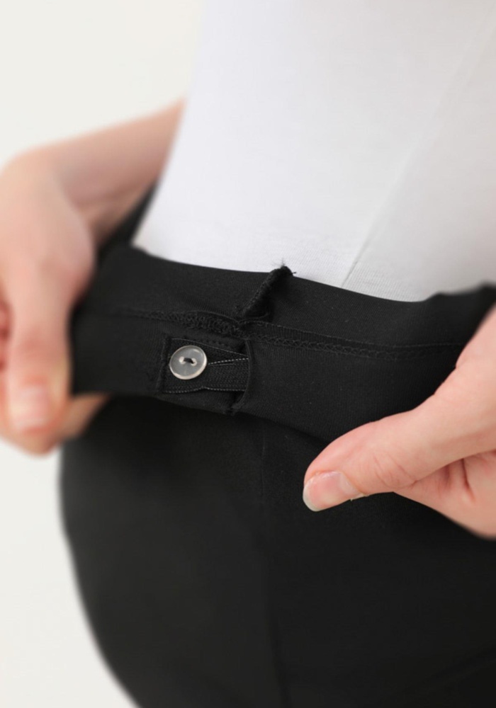 Esnek Yüksek Bel Çift Cepli Hamile Jogger Eşofman Altı CH1075