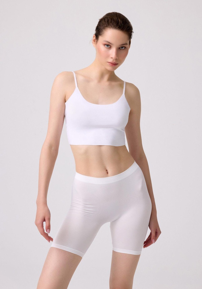 Seamless Yüksek Bel Uzun Paça Kadın Boxer CH1067