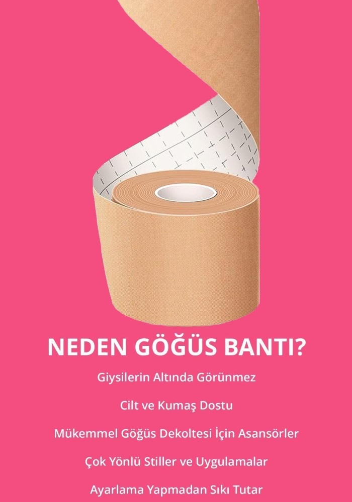 Göğüs Dikleştiren Sabit-Şekillendirici Bant CH2525