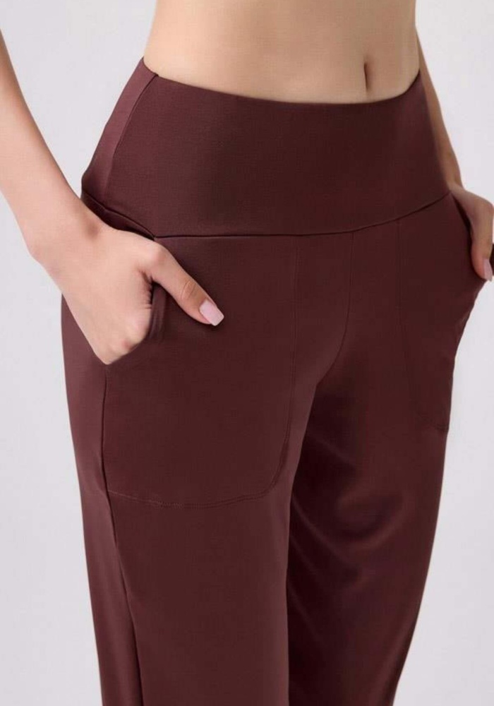 Yüksek Bel Toparlayıcı Çift Cepli Kadın Jogger Eşofman Altı CH1035