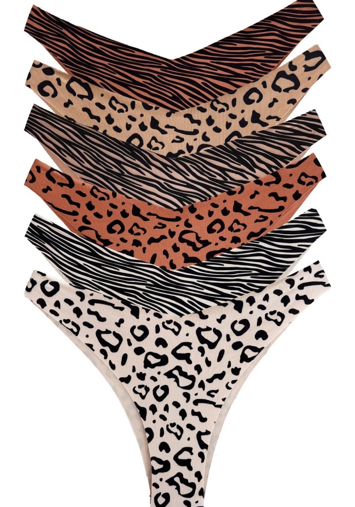 Desenli Basic Lazer Kesim Brezilya Külot CH6180