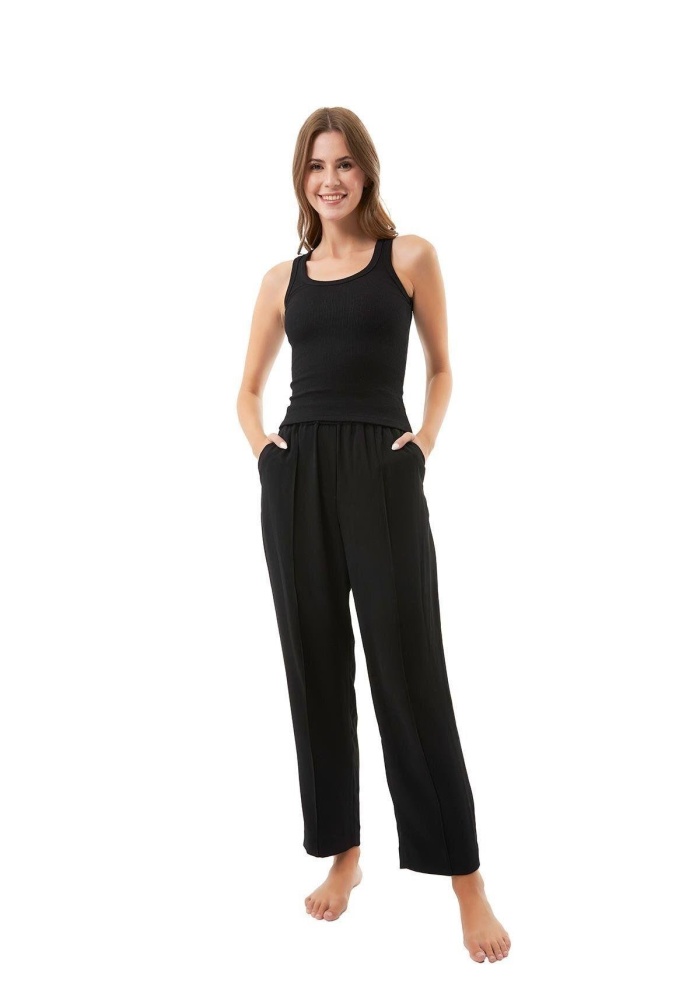 Pamuklu Kalın Askılı Fitilli Kadın Atlet CH1761