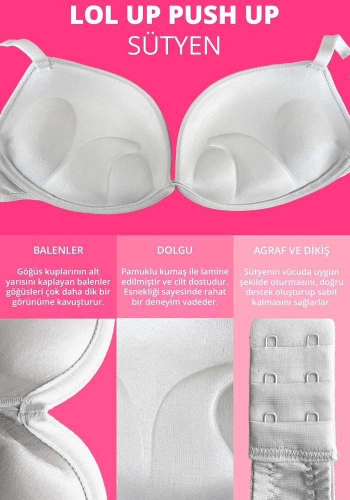 Lol Up Push Up Balenli Ten Sütyen CH1099