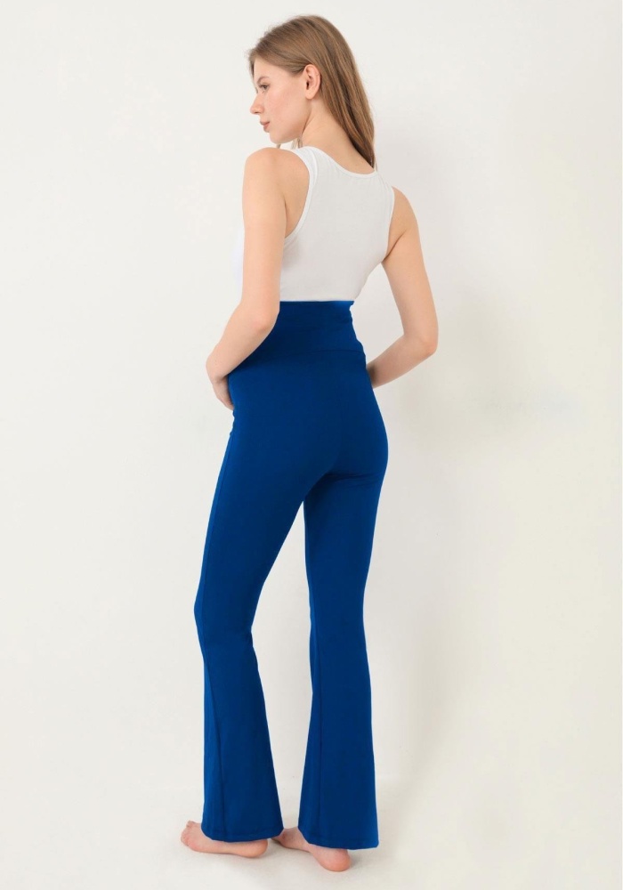 Yüksek Bel Hamile İspanyol Paça Kadın Tayt CH1077