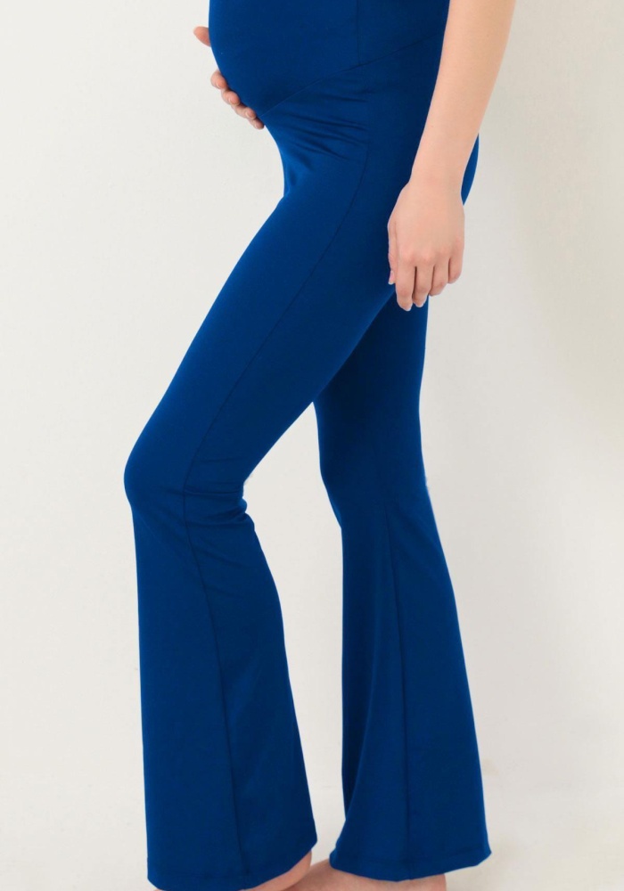 Yüksek Bel Hamile İspanyol Paça Kadın Tayt CH1077