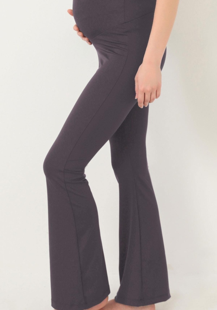 Yüksek Bel Hamile İspanyol Paça Kadın Tayt CH1077