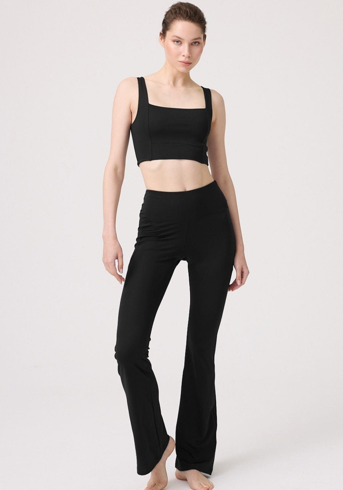 Şardonlu Yüksek Bel İspanyol Paça CH1101