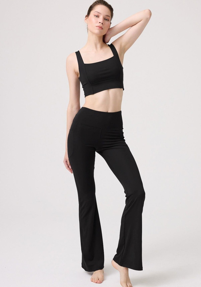 Şardonlu Yüksek Bel İspanyol Paça CH1101