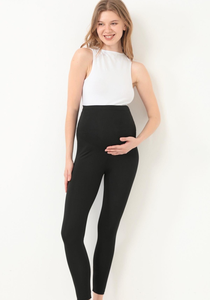 Şardonlu Beli Ayarlanabilir Hamile Tayt CH1103