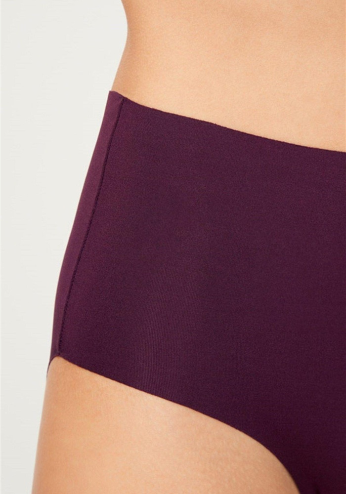 Yüksek Bel Basic Lazer Kesim Kadın Bikini Külot CH0296