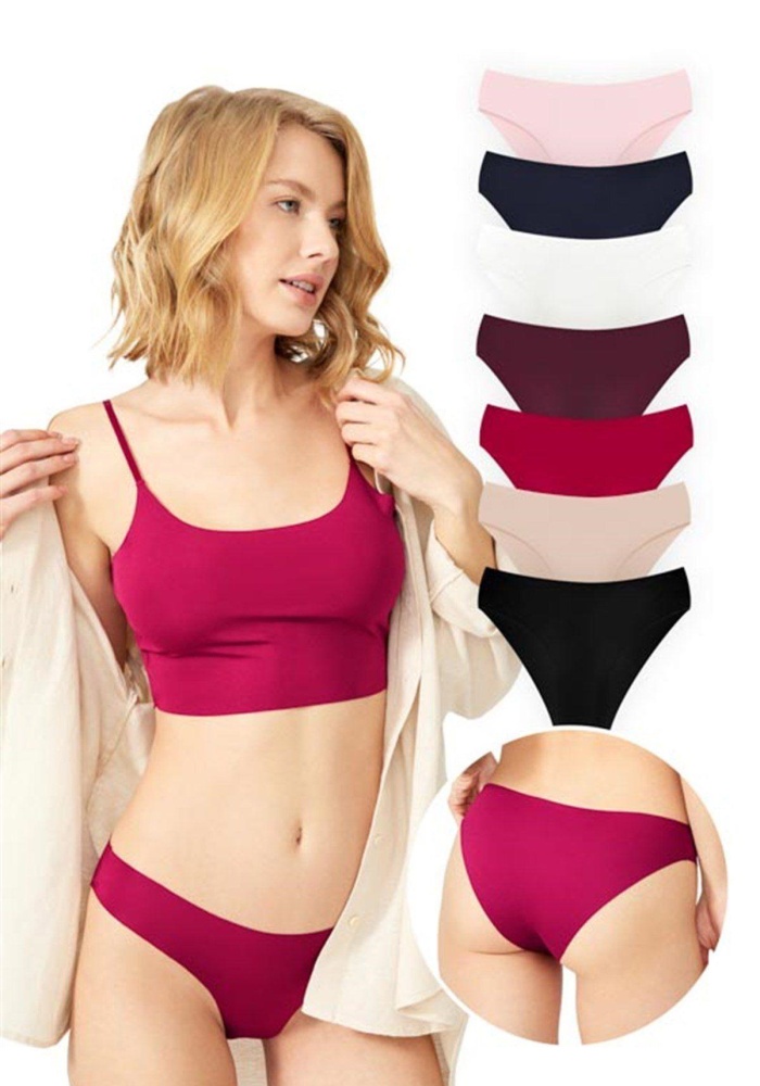 Klasik Basic Lazer Kesim Kadın Bikini Külot CH0462