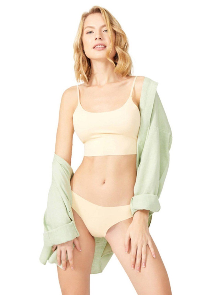 Klasik Basic Lazer Kesim Kadın Bikini Külot CH0462