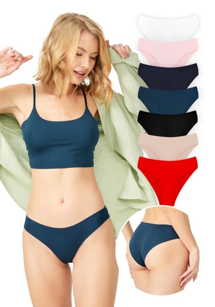 Klasik Basic Lazer Kesim Kadın Bikini Külot CH0462