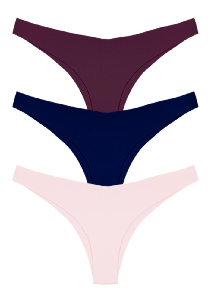 Klasik Basic Lazer Kesim Kadın Brezilya Külot CH0495