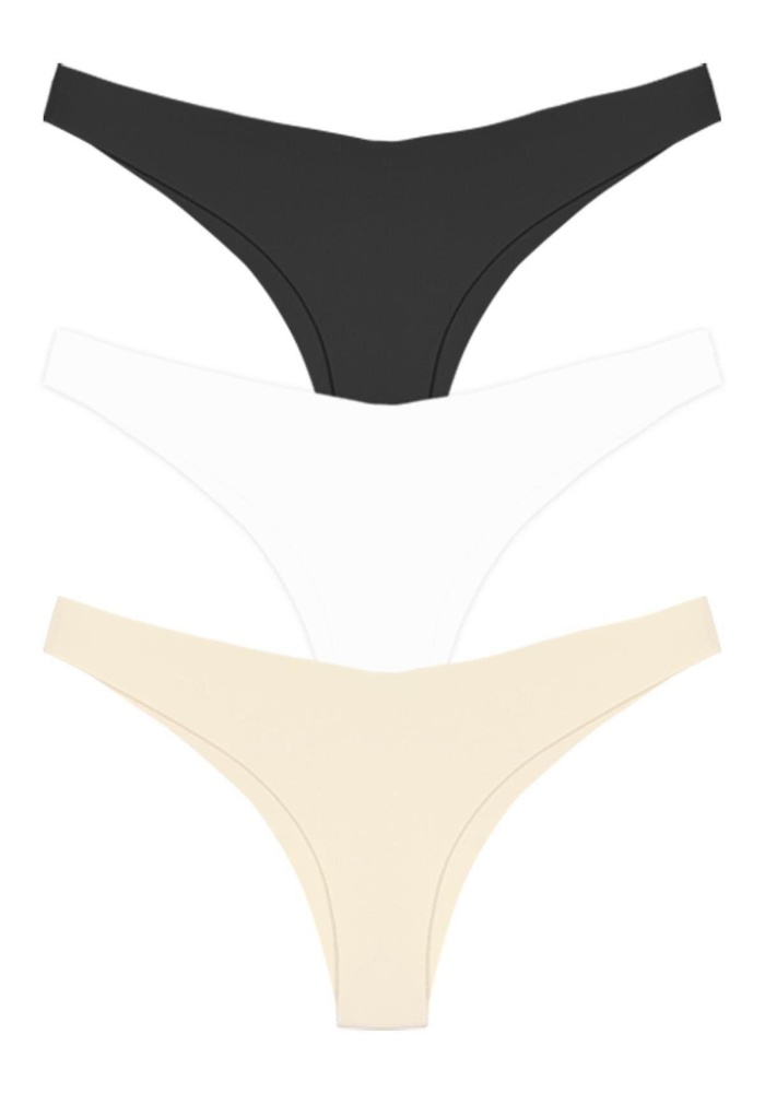 Klasik Basic Lazer Kesim Kadın Brezilya Külot CH0495