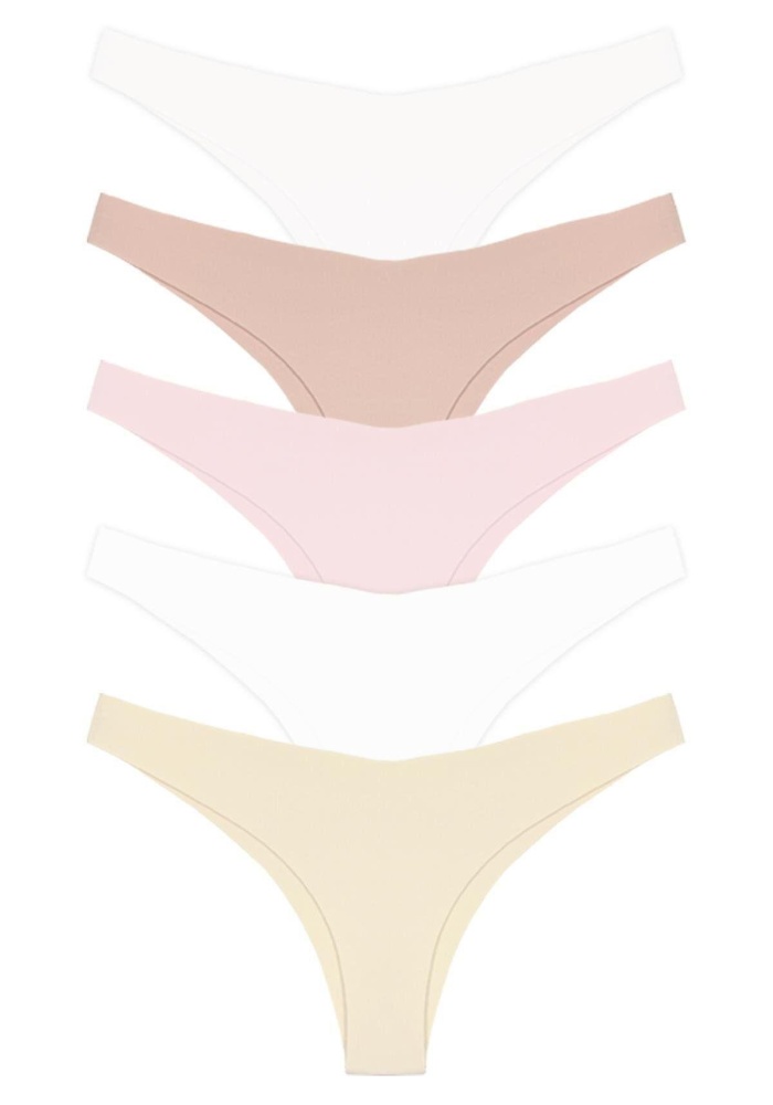 Klasik Basic Lazer Kesim Kadın Brezilya Külot CH0495