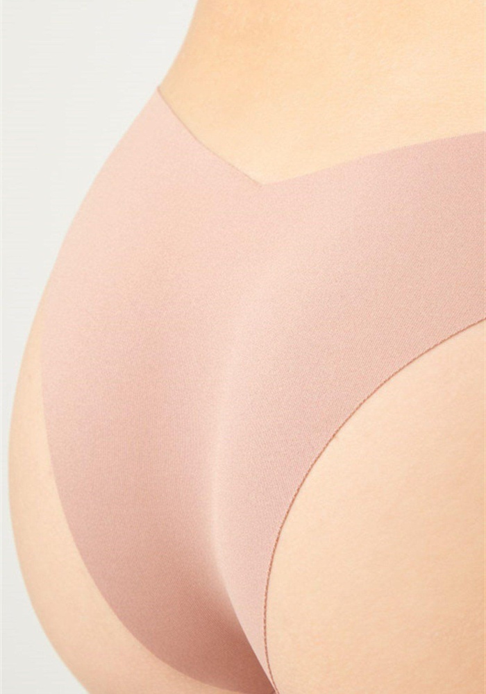 Klasik Basic Lazer Kesim Kadın Brezilya Külot CH0495