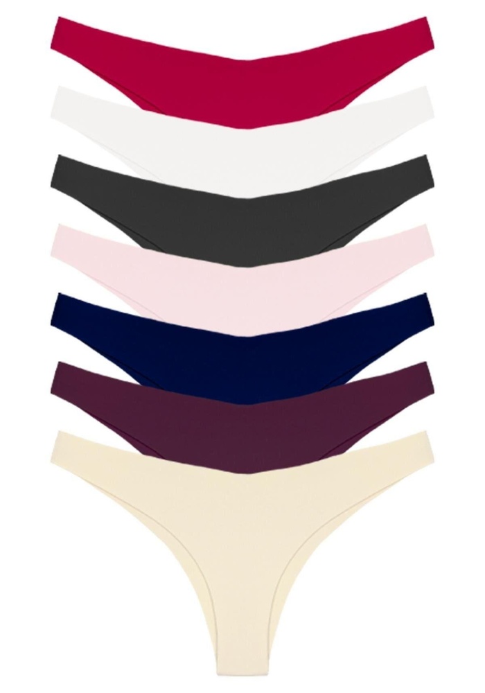 Klasik Basic Lazer Kesim Kadın Brezilya Külot CH0495