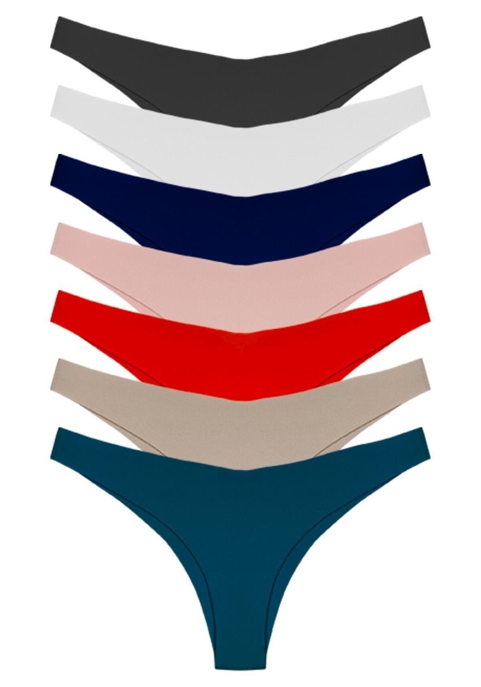 Klasik Basic Lazer Kesim Kadın Brezilya Külot CH0495