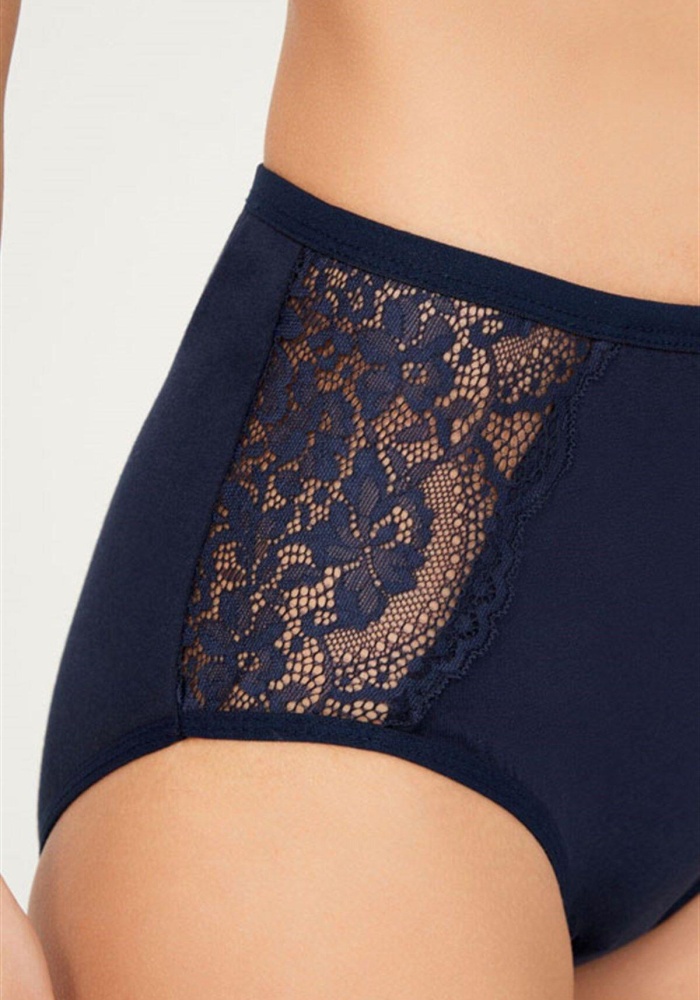 Büyük Beden Dantelli Klasik Pamuk Kadın Bato Big Size Bikini  Külot CH0740